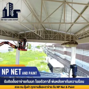 PE bird netting installation service npnetandpaint
